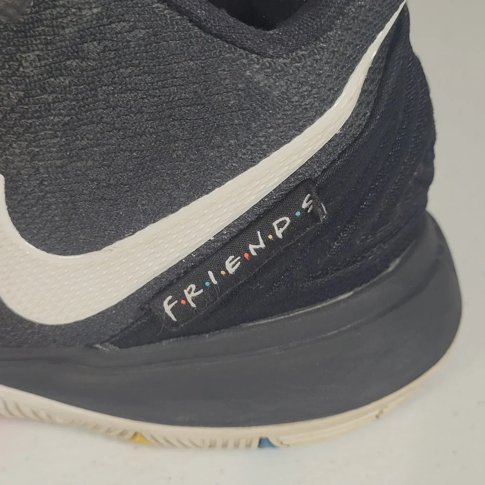 Nike Basketball Shoes Mens 8 Black Kyrie 5 Friends AO2918-006 TV Show Collab